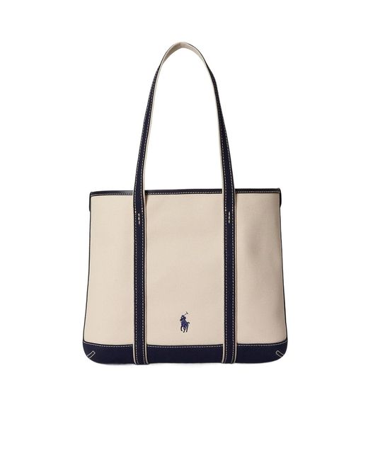 Polo Ralph Lauren Natural Large-Capacity Tote Bag