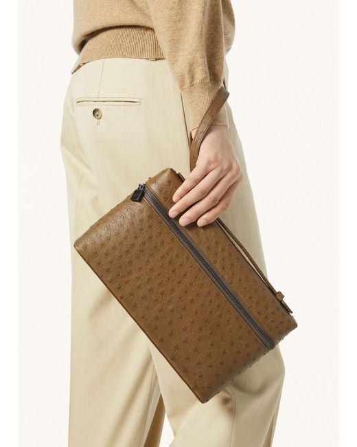 Loro Piana Brown Extra Pouch L29 for men