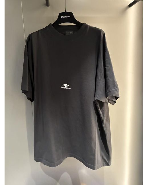 Balenciaga Black Oversized Tshirt for men