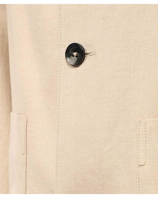 Zegna Natural Long-Sleeved Casual Jacket for men