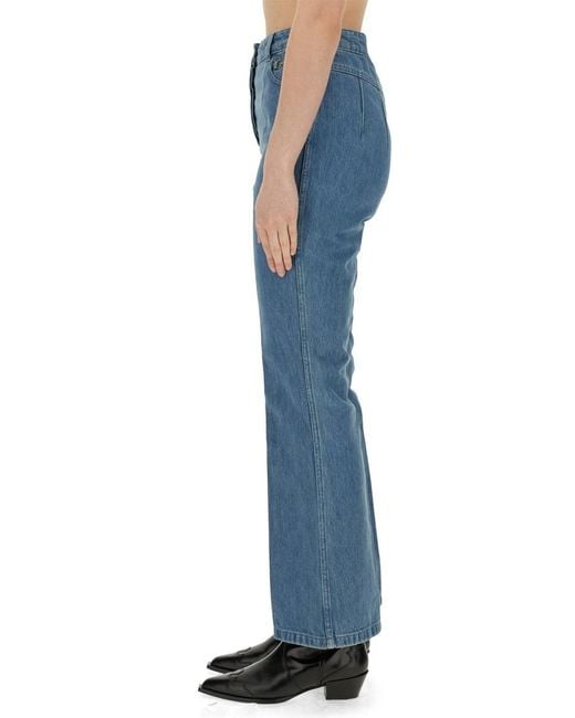 Patou Blue Flare Fit Designer Jeans