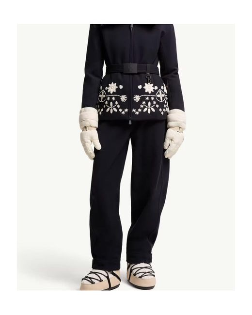Moncler Blue Technical Twill Pants