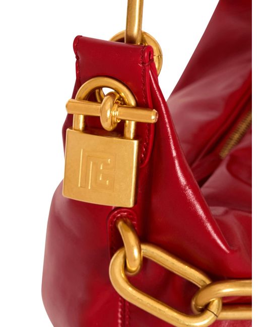Balmain Red Sync Medium Bag