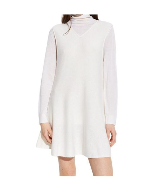 Lisa Yang White Nyna Sleeveless Knitted Dress