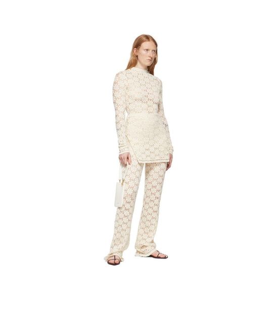 Jil Sander White Rectangular-Shaped Neck Phone Holder