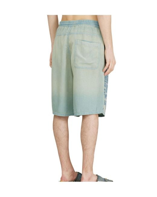 DIESEL Blue D-Enimos-Short-S2 Shorts for men