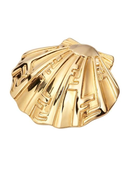 Fendi Metallic Metal Hair Clip