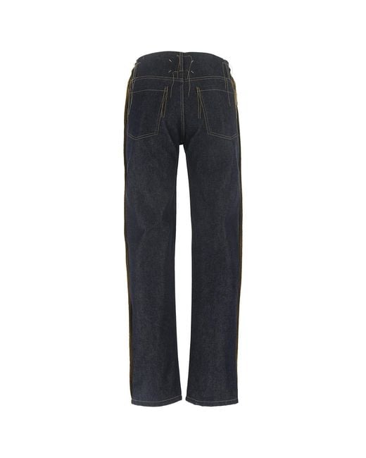 Maison Margiela Blue Side Band Jeans for men