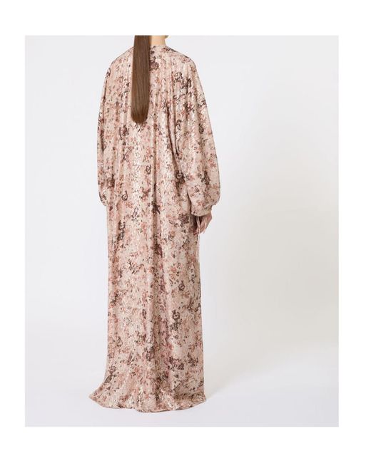 Max Mara Natural Long-Sleeved Dress