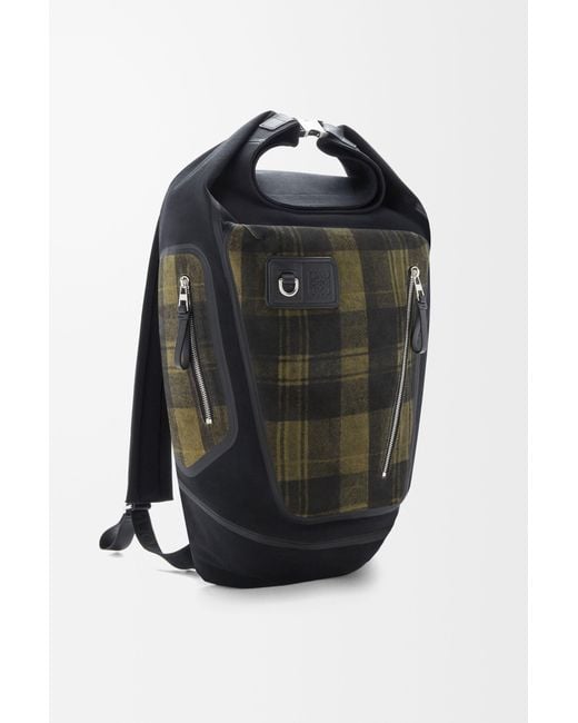 Loewe Black Roll-Top Backpack for men