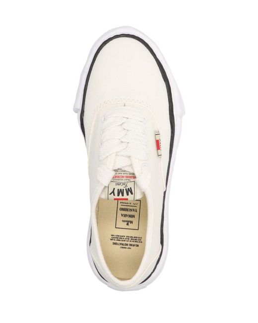 Maison Mihara Yasuhiro White Baker Lace-Up Sneakers for men