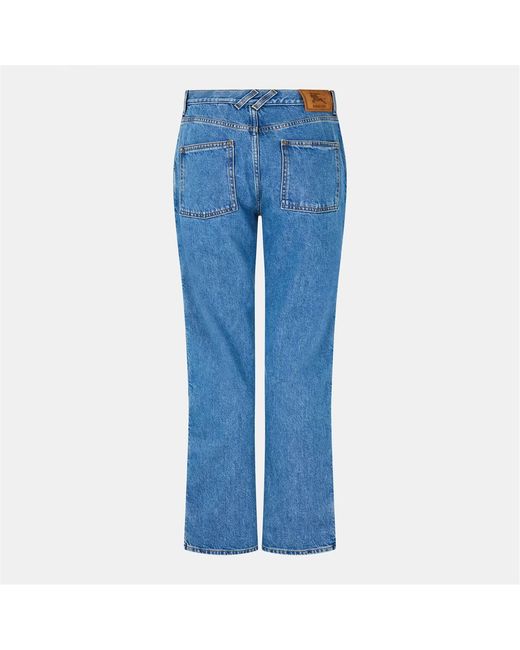 Burberry Blue Wide Jeans