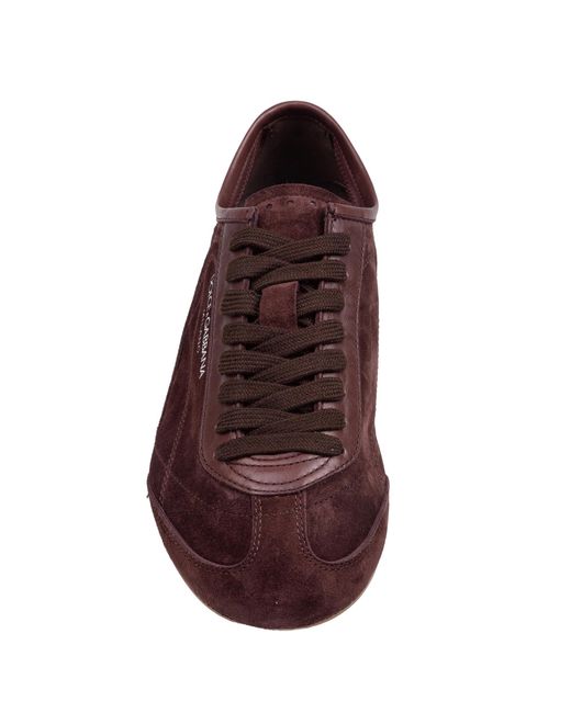 Dolce & Gabbana Brown Gimondi Plus Low-Top Sneakers for men