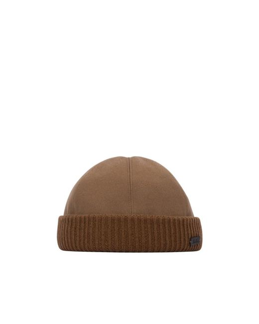 Loro Piana Brown Rib-Rimmed Hat for men