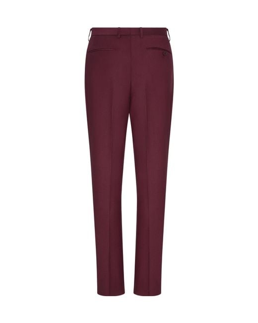 Etro Red Carrot Leg Trousers for men