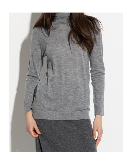 Lisa Yang Gray Danette Turtleneck Knitted Jumper
