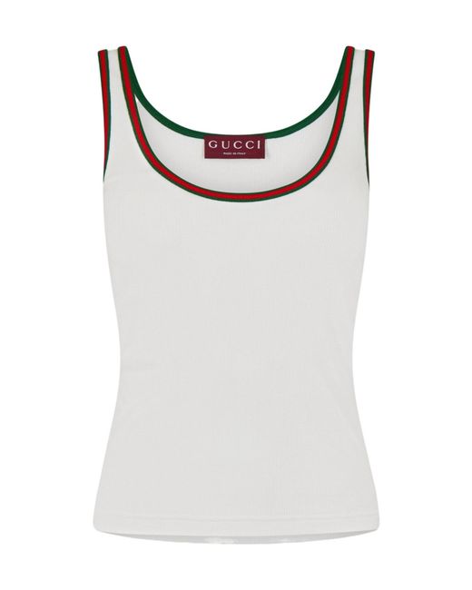 Gucci White Simple Vest
