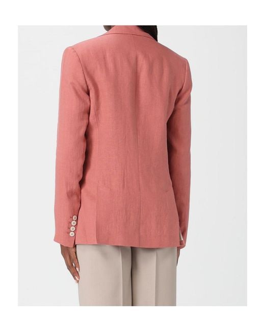 Eleventy Pink Long Sleeve Jacket