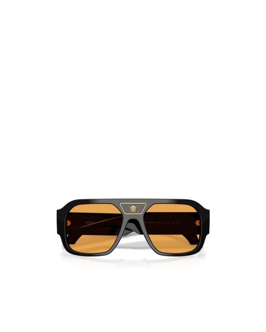 Versace Metallic Full-Frame Sunglasses for men