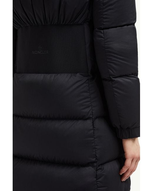 Moncler Black Arredoun Hooded Long Down Jacket