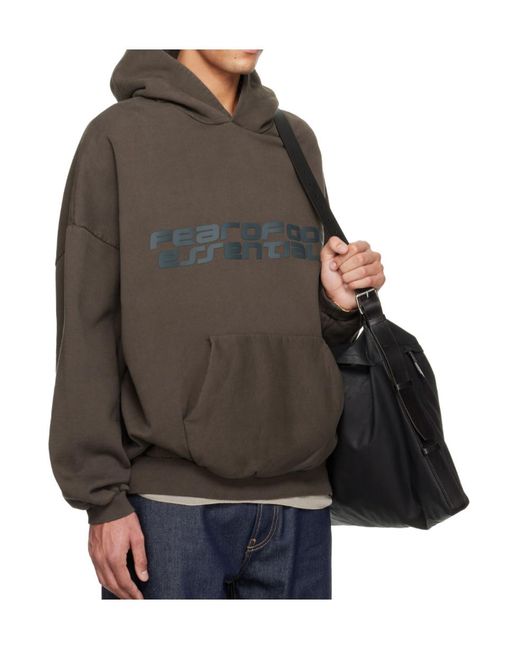 Fear Of God Green Heavy Fleece 90S Hoodie for men