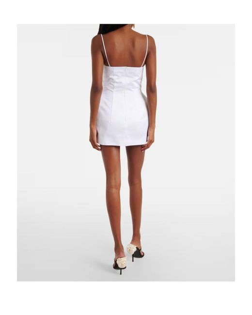 Magda Butrym White Suspender Dress