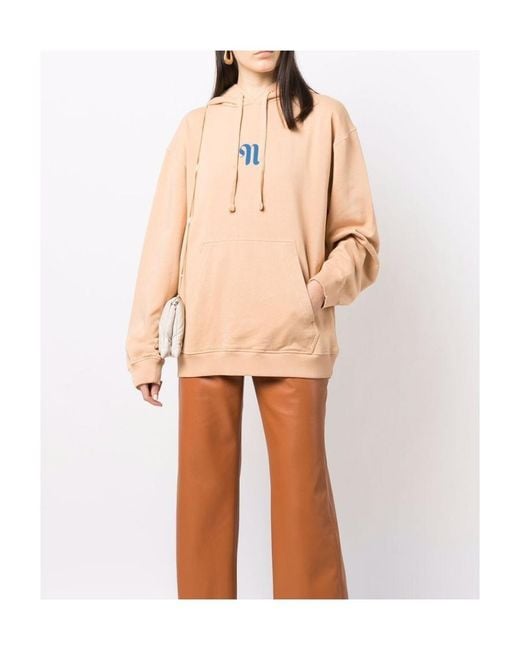 Nanushka Orange Organic Cotton Hoodie