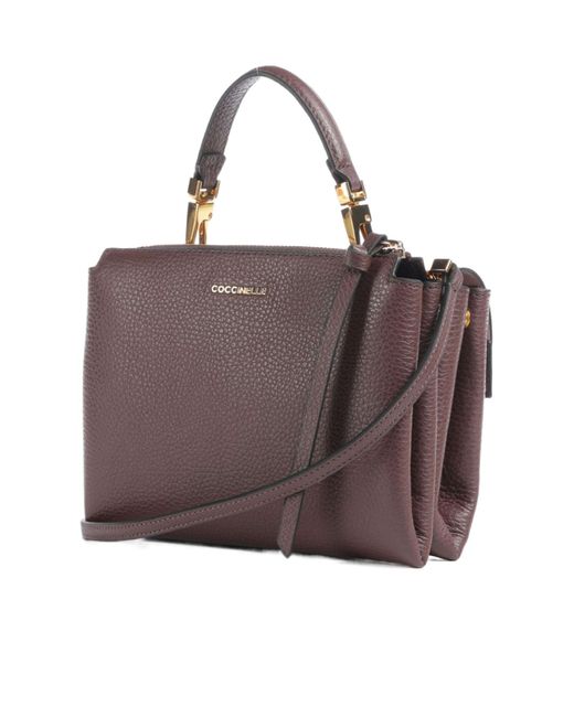Coccinelle Red Arlettis Top Handle Shoulder Bag