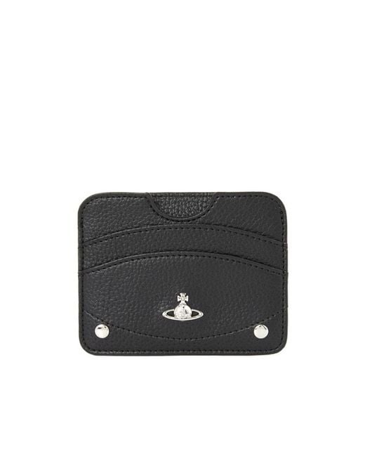Vivienne Westwood Black Orb Logo Card Wallet