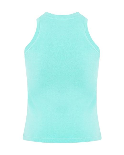 Balmain Blue Soft Tight Vest