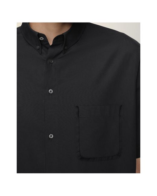 Maison Margiela Black Cotton Shirt for men