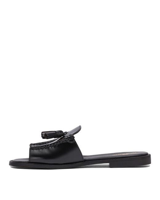 Sebago Black Will Open Toe Slides