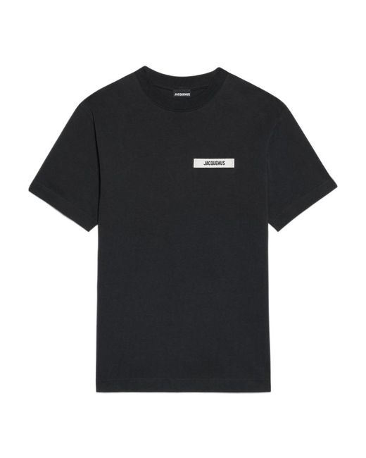 Jacquemus Black Le Gros Grain T-Shirt for men