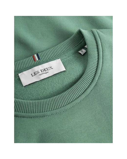 Les Deux Green Logo Long-Sleeved Sweater for men