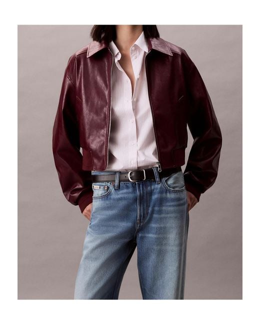 Calvin Klein Blue Zipped Jacket