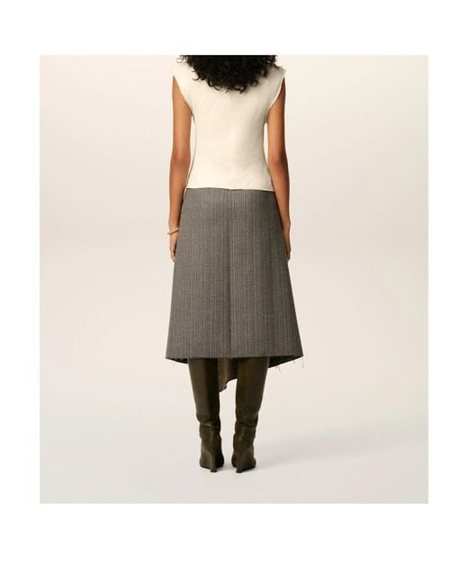 AMI Natural Round Neck Top