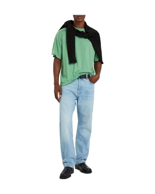 Studio Nicholson Green Crew Neck T-Shirt for men