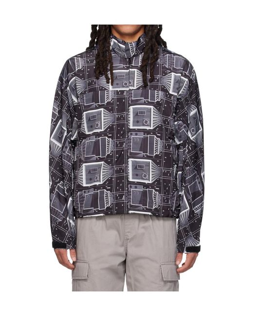 BBCICECREAM Black Printed Casual Jacket for men