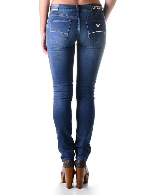 Armani Jeans Blue Logo Jeans