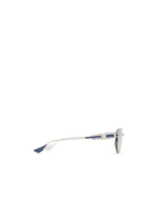 Dita Eyewear White Geometric Sunglasses for men