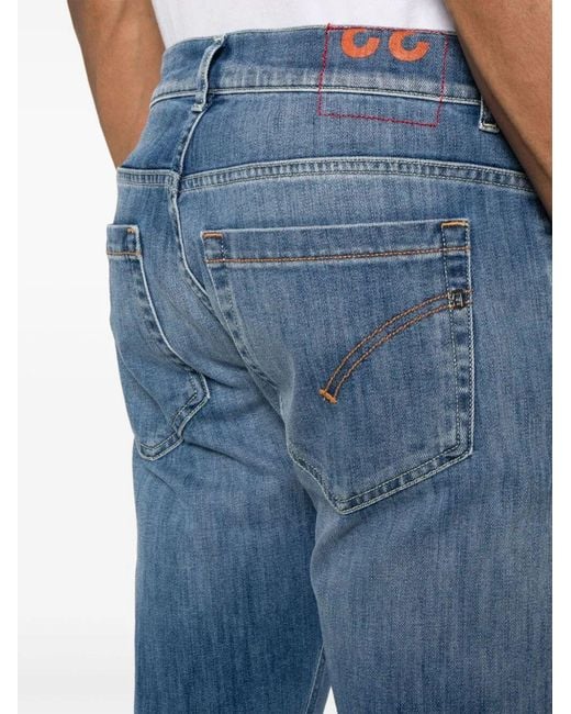 Dondup Blue Relaxed Fit Jeans for men