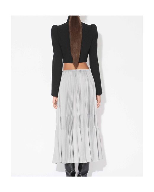 Alaïa Black Wool High Neck Jacket