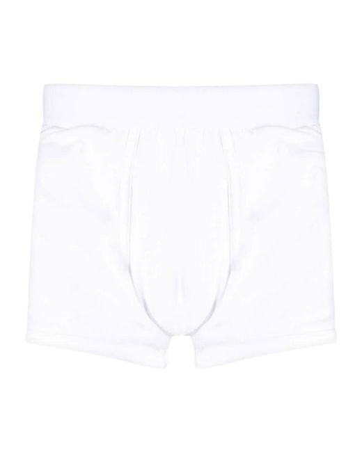 Comme des Garçons White Mid-Rise Cotton Boxers for men