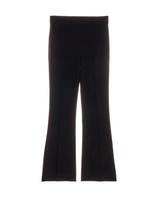 Helmut Lang Black Flared Cropped Trousers