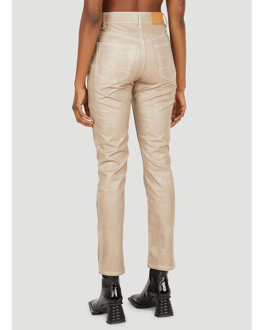 Eytys Natural Belt Loop Belt Casual Pants