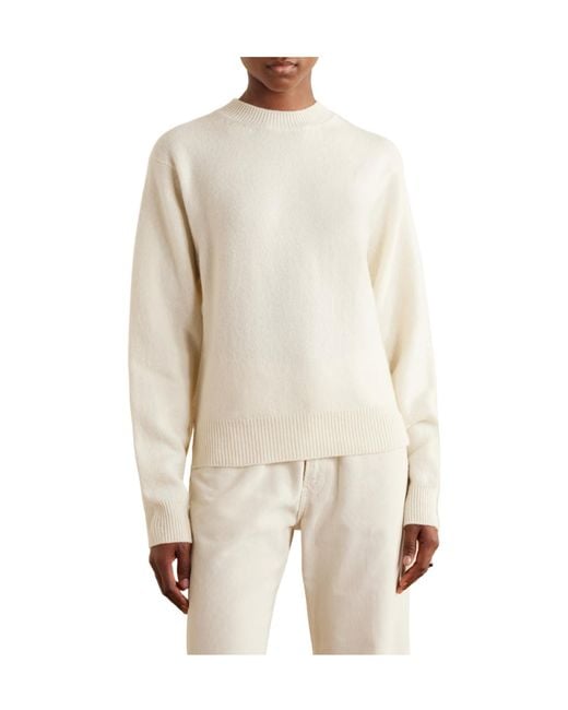 Haikure White Cropped Sweater
