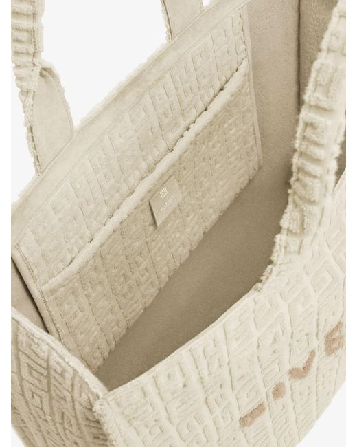 Givenchy Natural 4G Pattern Medium G-Tote Shopping Bag