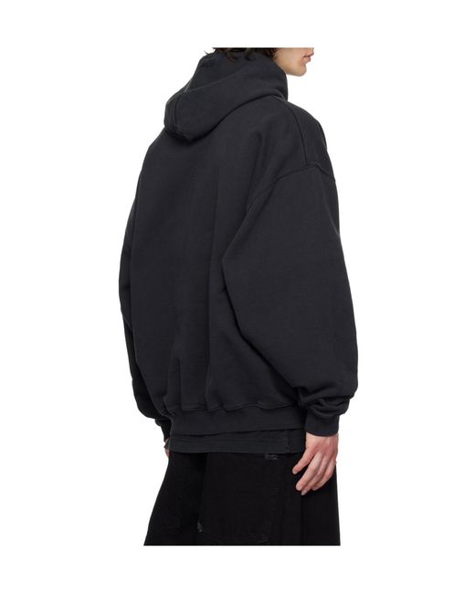 Vetements Blue Paris Tourist Zip-Up Hoodie for men