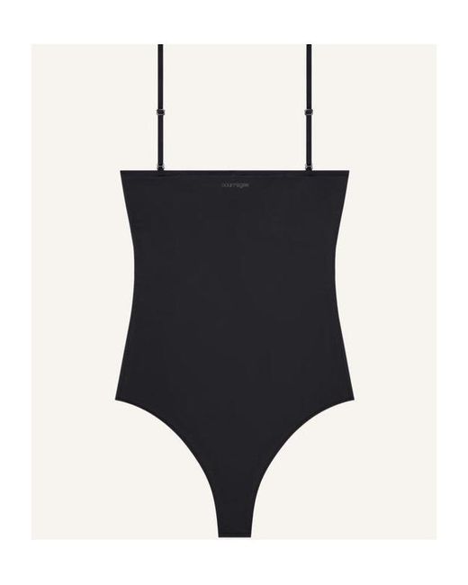 Courreges Black Courrèges Cut-Out Detailed Swimsuit