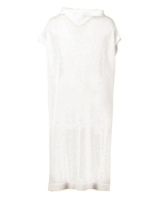 Brunello Cucinelli White Short Sleeve Blouse